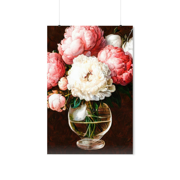 Floral Painting,  Art Ai Generated, 91 Premium Matte Vertical Posters