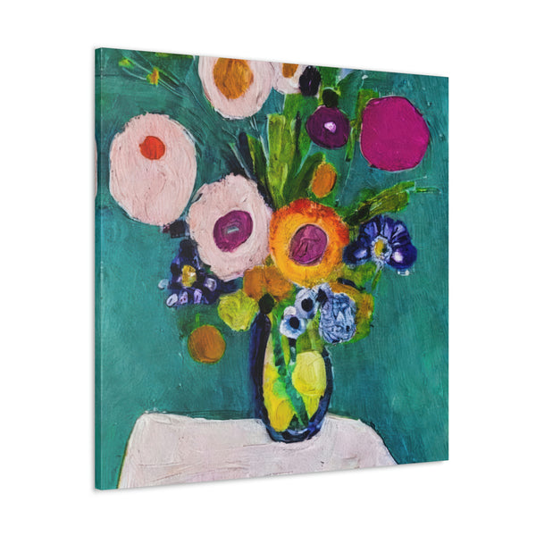 Floral Painting, Flower Art, Ai Generated, 192 Canvas Gallery Wraps