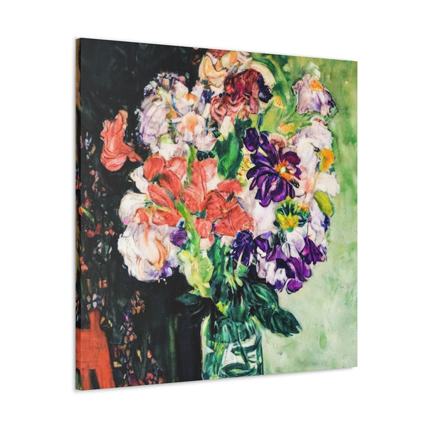 Floral Painting, Flower Art, Ai Generated, 120 Canvas Gallery Wraps
