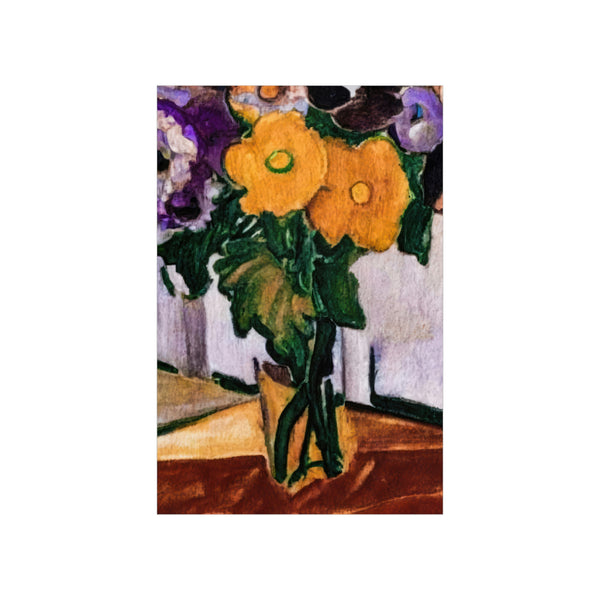 Floral Painting,  Art Ai Generated, 72 Premium Matte Vertical Posters