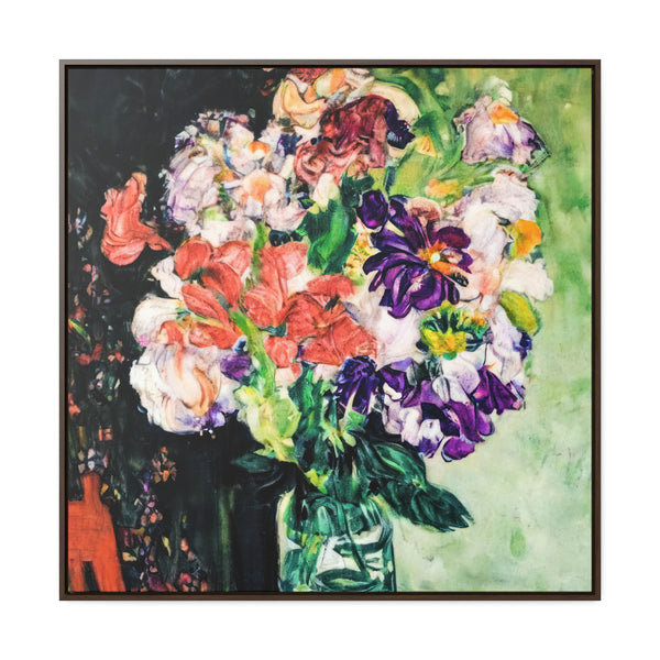 Floral Painting,   Art, Ai Generated, 120 Gallery Canvas Wraps, Square Frame
