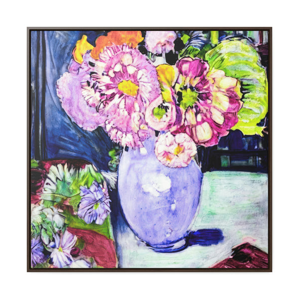 Floral Painting,   Art, Ai Generated, 123 Gallery Canvas Wraps, Square Frame