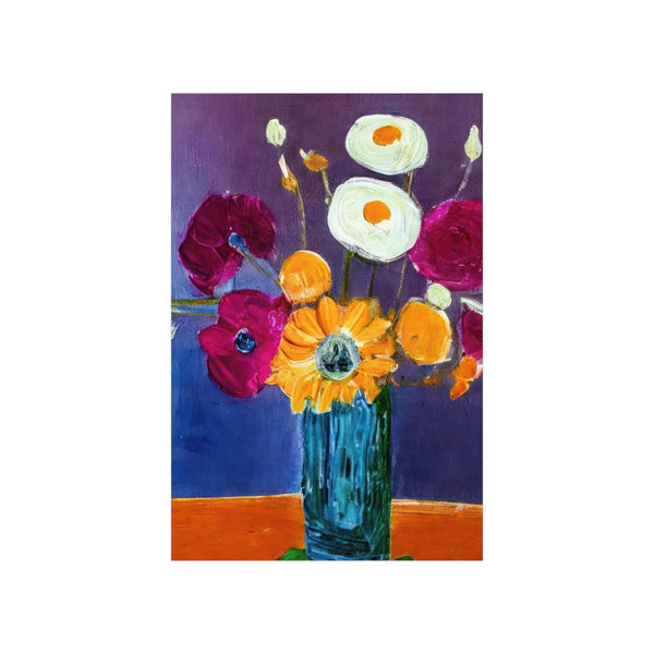 Floral Painting,  Art Ai Generated, 15 Premium Matte Vertical Posters
