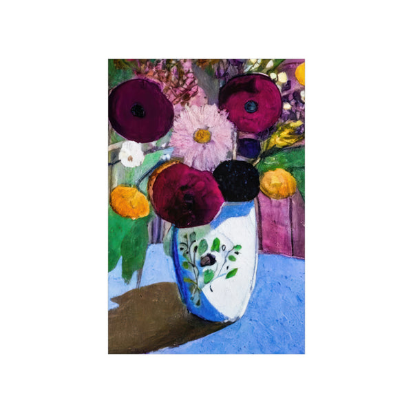 Floral Painting,  Art Ai Generated, 78 Premium Matte Vertical Posters