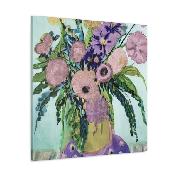 Floral Painting, Flower Art, Ai Generated, 136 Canvas Gallery Wraps