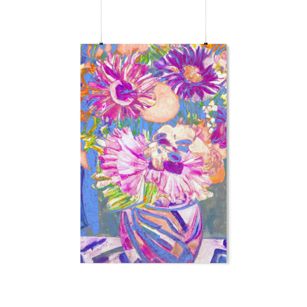 Floral Painting,  Art Ai Generated, 142 Premium Matte Vertical Posters