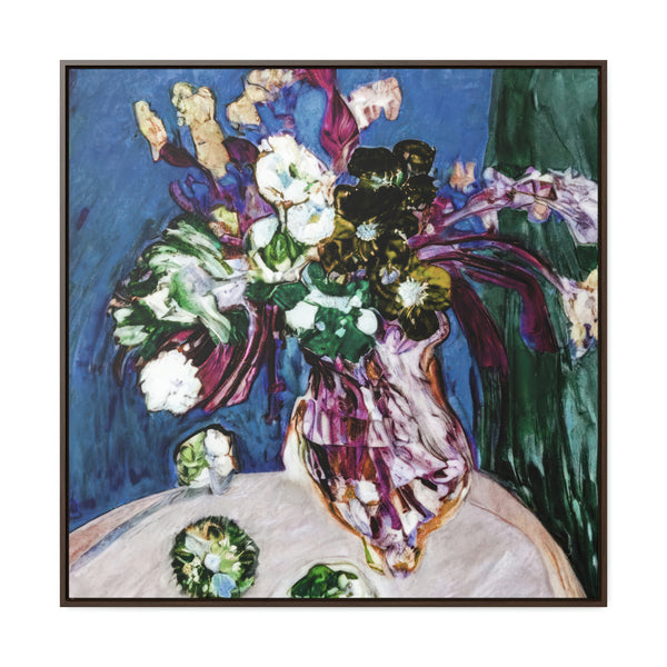 Floral Painting,   Art, Ai Generated, 127 Gallery Canvas Wraps, Square Frame