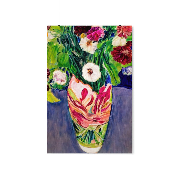 Floral Painting,  Art Ai Generated, 3 Premium Matte Vertical Posters