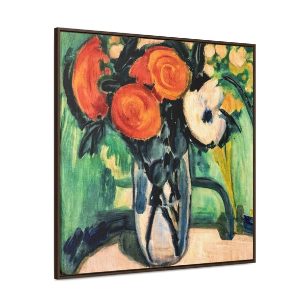 Floral Painting,   Art, Ai Generated, 117 Gallery Canvas Wraps, Square Frame