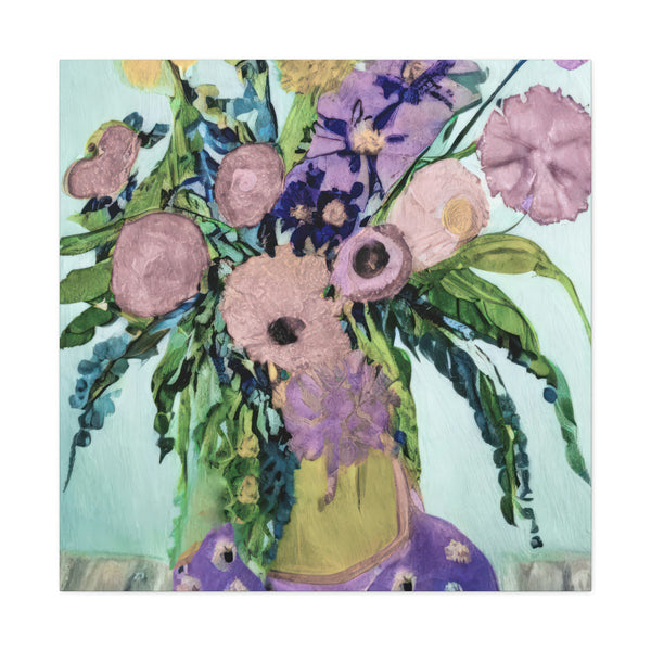 Floral Painting, Flower Art, Ai Generated, 136 Canvas Gallery Wraps