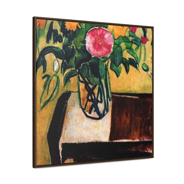 Floral Painting,   Art, Ai Generated, 64 Gallery Canvas Wraps, Square Frame