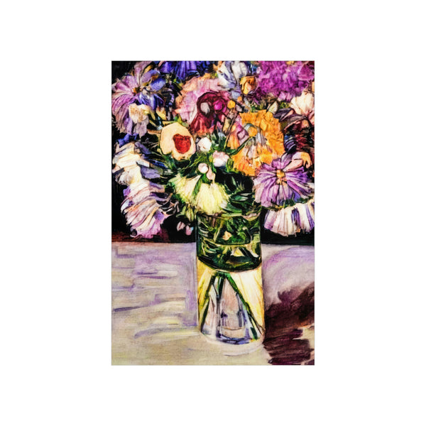 Floral Painting,  Art Ai Generated, 17 Premium Matte Vertical Posters