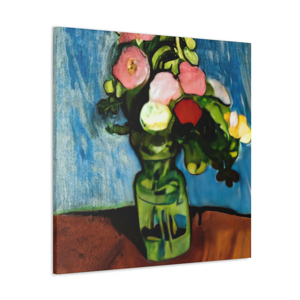 Floral Painting, Flower Art, Ai Generated, 168 Canvas Gallery Wraps