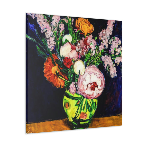 Floral Painting, Flower Art, Ai Generated, 84 Canvas Gallery Wraps