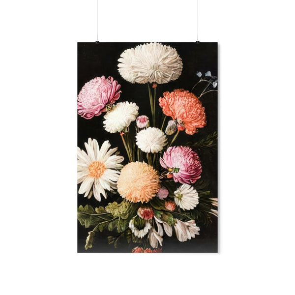 Floral Painting,  Art Ai Generated, 37 Premium Matte Vertical Posters