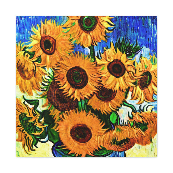 Sunflowers Floral Painting, Flower Art, Ai Generated, 208 Canvas Gallery Wraps