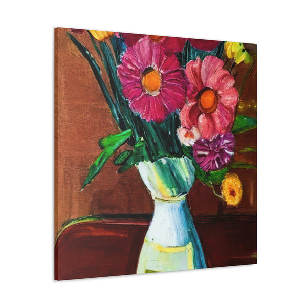 Floral Painting, Flower Art, Ai Generated, 167 Canvas Gallery Wraps