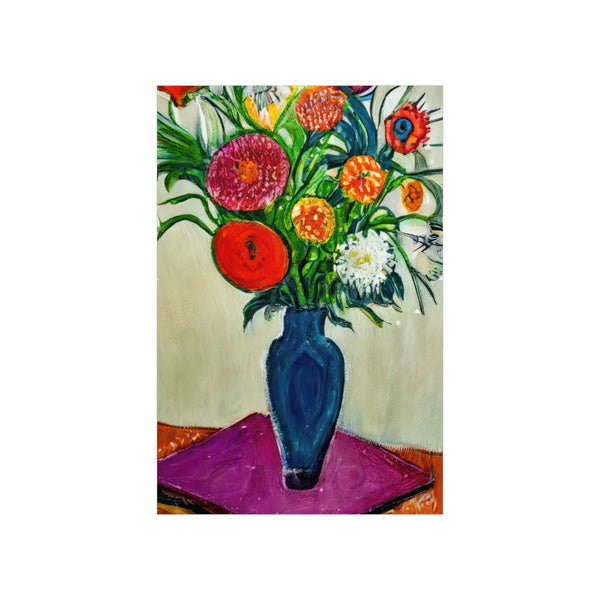 Floral Painting,  Art Ai Generated, 218 Premium Matte Vertical Posters