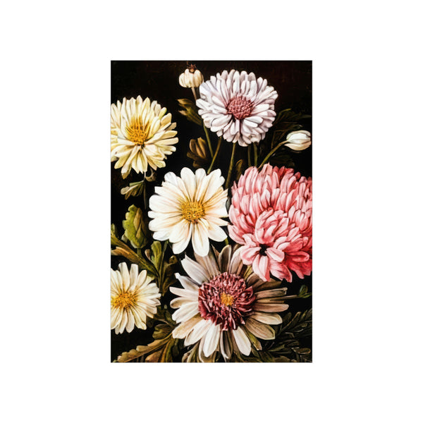 Floral Painting,  Art Ai Generated, 89 Premium Matte Vertical Posters