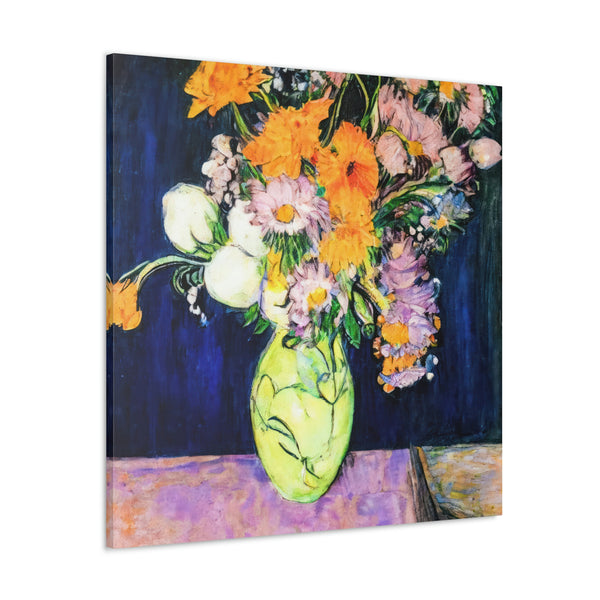 Pretty Floral Painting, Flower Art, Ai Generated, 161 Canvas Gallery Wraps
