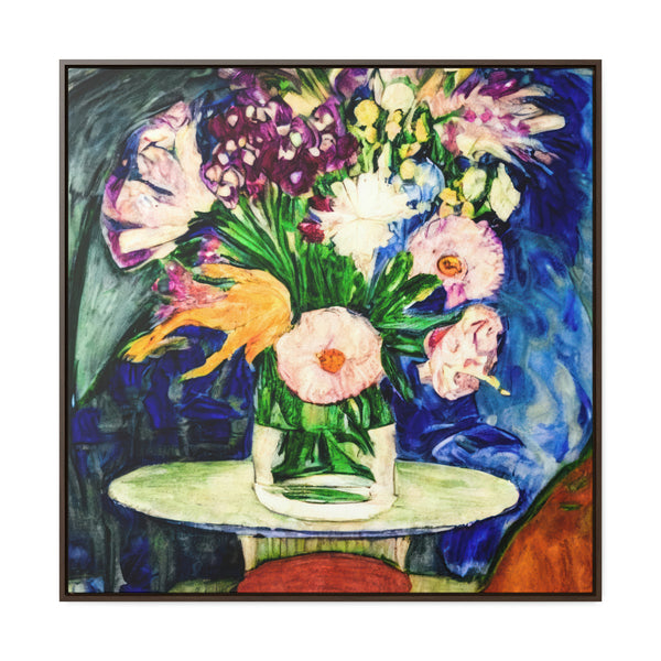 Floral Painting,   Art, Ai Generated, 14 Gallery Canvas Wraps, Square Frame
