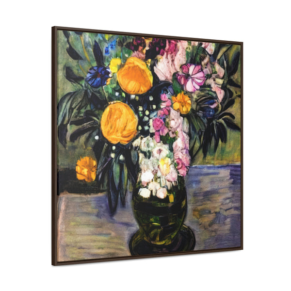 Floral Painting,   Art, Ai Generated, 13 Gallery Canvas Wraps, Square Frame