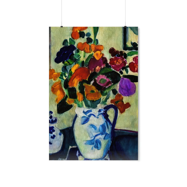 Floral Painting,  Art Ai Generated, 39 Premium Matte Vertical Posters