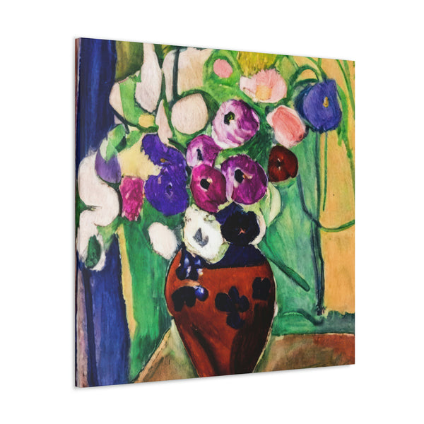 Floral Painting, Flower Art, Ai Generated, 108 Canvas Gallery Wraps