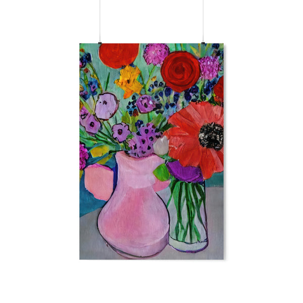 Floral Painting,  Art Ai Generated, 66 Premium Matte Vertical Posters