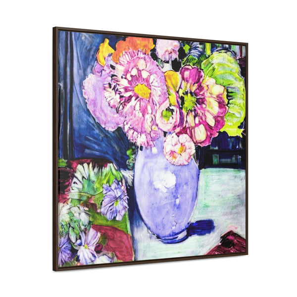 Floral Painting,   Art, Ai Generated, 123 Gallery Canvas Wraps, Square Frame