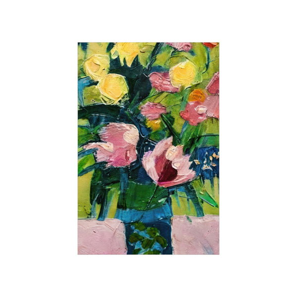Floral Painting,  Art Ai Generated, 71 Premium Matte Vertical Posters