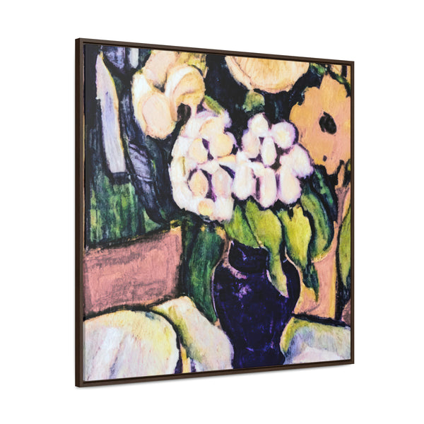 Floral Painting,   Art, Ai Generated, 124 Gallery Canvas Wraps, Square Frame
