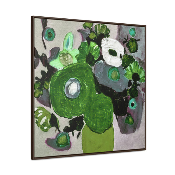 Floral Painting,   Art, Ai Generated, 131 Gallery Canvas Wraps, Square Frame