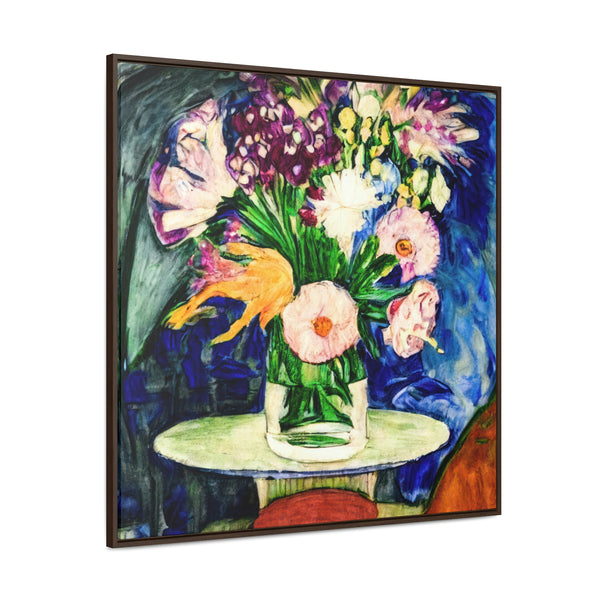 Floral Painting,   Art, Ai Generated, 14 Gallery Canvas Wraps, Square Frame