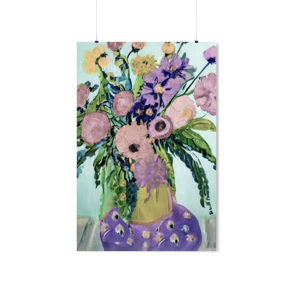 Floral Painting,  Art Ai Generated, 136 Premium Matte Vertical Posters