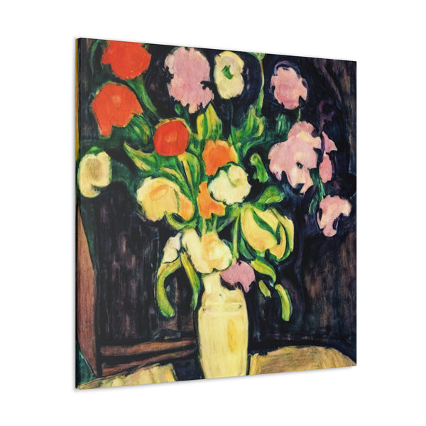 Floral Painting, Flower Art, Ai Generated, 121 Canvas Gallery Wraps