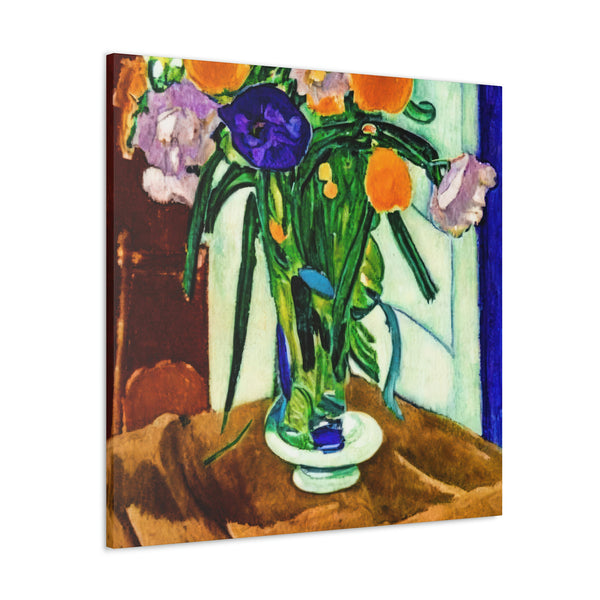 Stunning Painting, Flower Art, Ai Generated, 9 Canvas Gallery Wraps